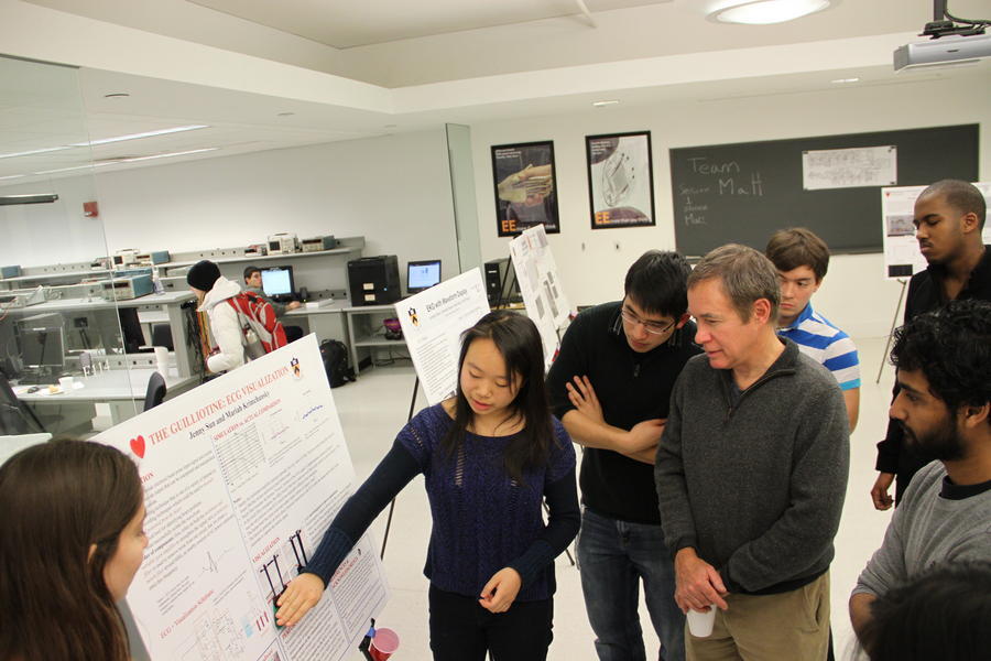 Class group giving presentation